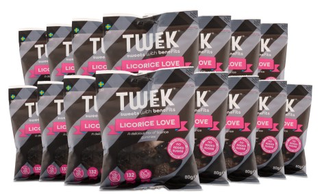 Miniatyrbild Tweek Gummies, 15-pack, Licorice Love