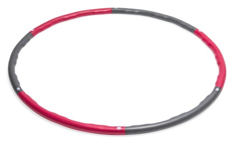 Miniatyrbild Virtufit Hula Hoop Rockring, 1,8 kg, R�d/Gr�