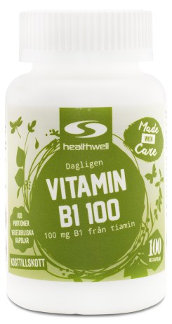 Healthwell Vitamin B1 100, Kosttillskott - Healthwell