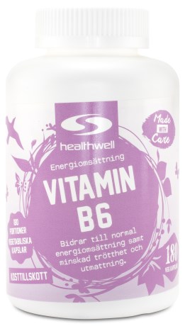 Healthwell Vitamin B6, Kosttillskott - Healthwell