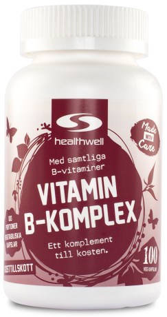 Vitamin B-Komplex, Kosttillskott - Healthwell
