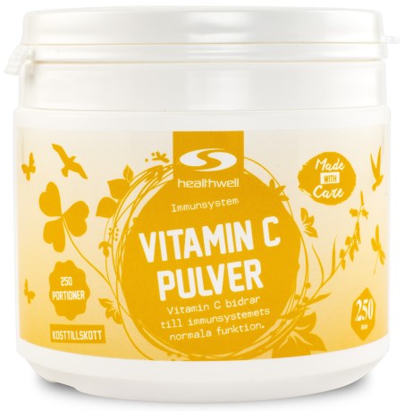 Vitamin C Pulver, Kosttillskott - Healthwell