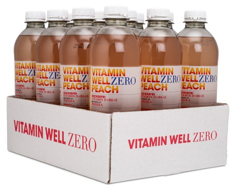 Miniatyrbild Vitamin Well Zero, Peach, 12-pack