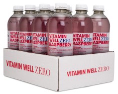 Miniatyrbild Vitamin Well Zero, Raspberry, 12-pack