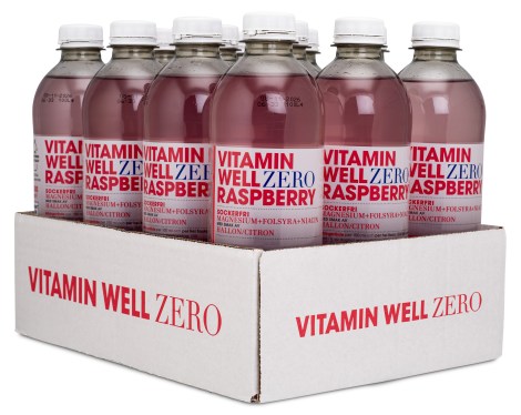 Miniatyrbild Vitamin Well Zero, Raspberry, 12-pack