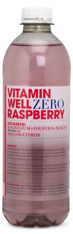 Miniatyrbild Vitamin Well Zero, Raspberry, 500 ml