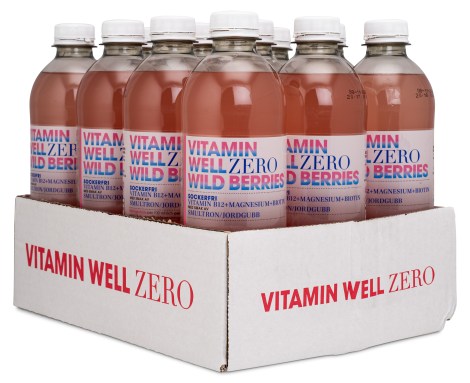 Miniatyrbild Vitamin Well Zero, Wild Berries, 12-pack