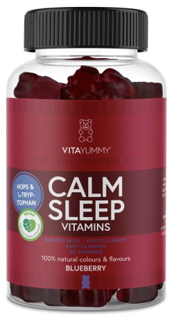 Miniatyrbild VitaYummy Calm Sleep, Blueberry, 60 Gummies