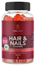 Miniatyrbild VitaYummy Hair & Nails, Peach, 60 Gummies