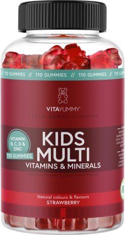Miniatyrbild VitaYummy Kids Multi, Strawberry, 110 Gummies
