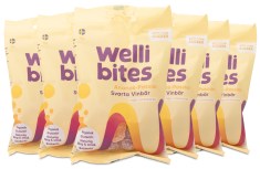 Miniatyrbild Wellibites Ananas-Passion & Svarta Vinb�r, 6-pack