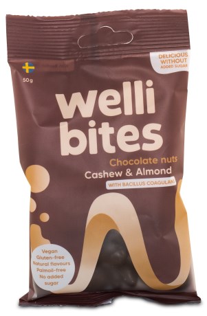 Wellibites Chocolate Nuts, Livsmedel - Wellibites