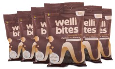 Miniatyrbild Wellibites Chocolate Nuts, Cashew & Almond, 6-pack