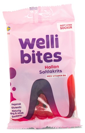 Wellibites Hallon & Saltlakrits, Livsmedel - Wellibites