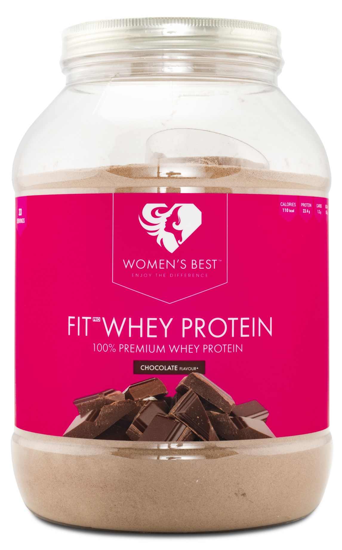Womens Best Fit Whey Protein Flera goda smaker Svenskt Kosttillskott
