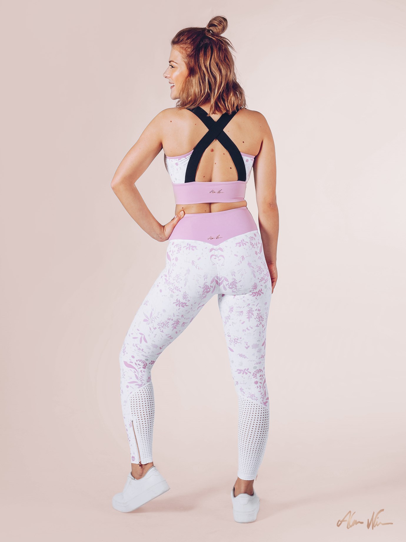 Workout Empire Floral Leggings Alexandra Nilsson Tr Ningskl Der