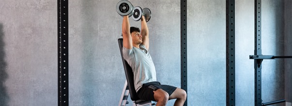 Sittande axelpress (seated shoulder press)
