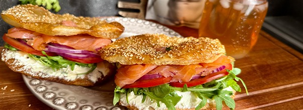 Kalorismarta bagels � recept av Kalorismart