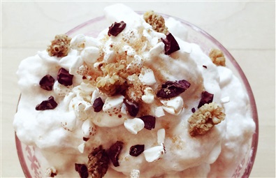 Chiapudding i glas. Chiapudding i glas.