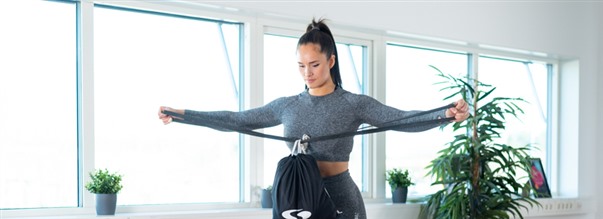 Hemmatrning brst och axlar - Med gummiband 