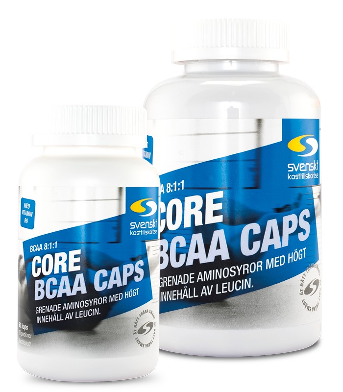 Core BCAA Caps, Kosttillskott - Svenskt Kosttillskott