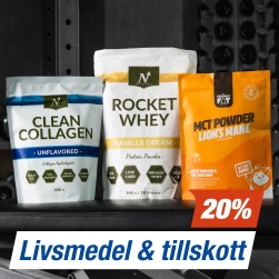 20% p� livsmedel och tillskott