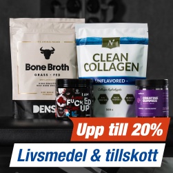 Upp till 20% p� livsmedel och tillskott