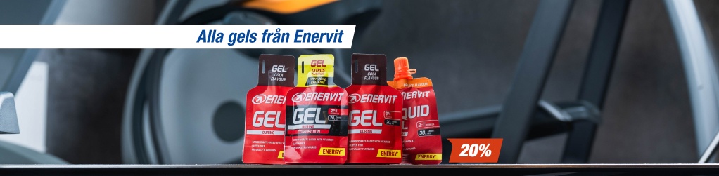 20% p� alla gels fr�n Enervit