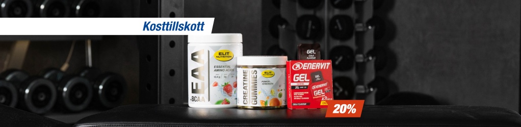 20% p� kosttillskott
