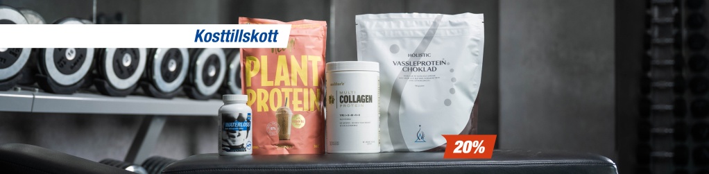 20% p� kosttillskott