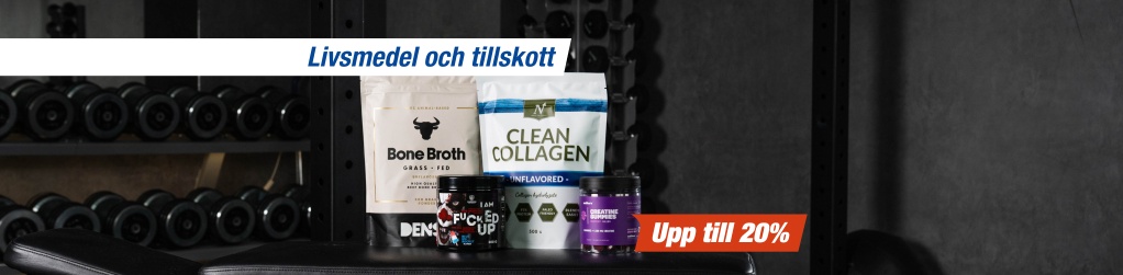 Upp till 20% p� livsmedel och tillskott