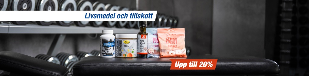 Upp till 20% p� livsmedel och tillskott