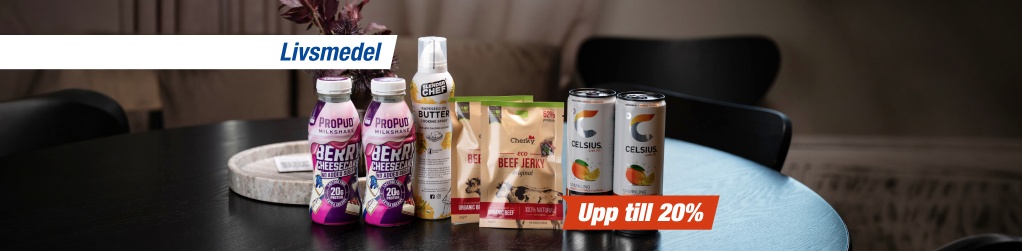 Upp till 20% p� livsmedel