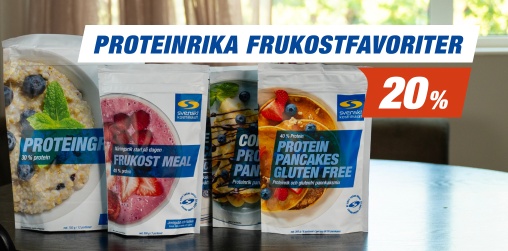 20% p� uppbyggande frukostfavoriter