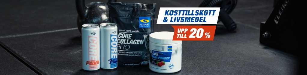 Kosttillskott & livsmedel upp till 20%