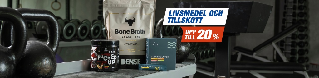 Kosttillskott & livsmedel upp till 25%