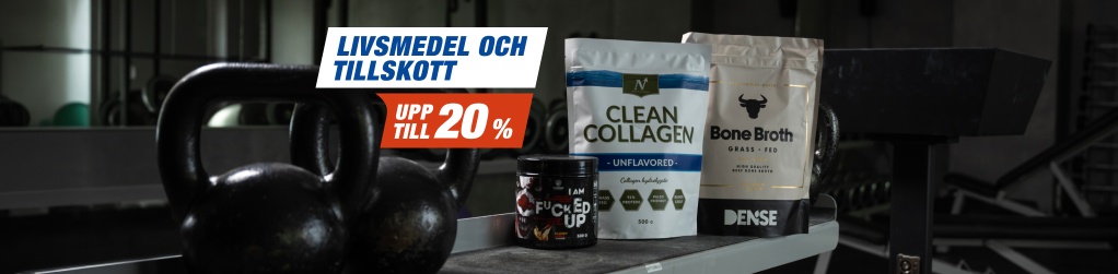 Kosttillskott & livsmedel upp till 20%