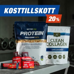20% p� utvalda kosttillskott
