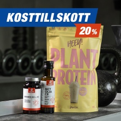 20% p� kosttillskott