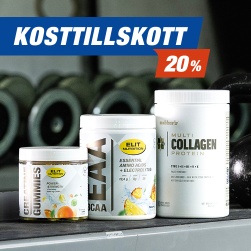 20% p� kosttillskott
