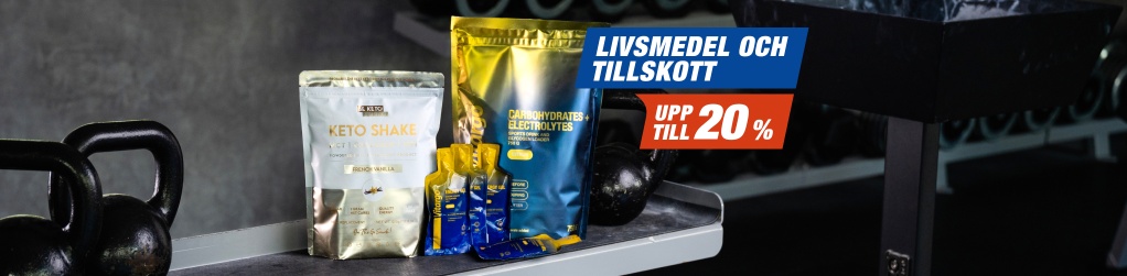 Upp till 20% p� kosttillskott & livsmedel