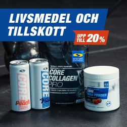 Kosttillskott & livsmedel upp till 20%
