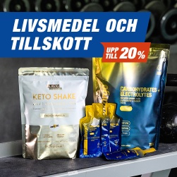 Upp till 20% p� kosttillskott & livsmedel