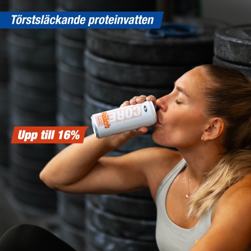 Upp till 16% p Core Protein Water