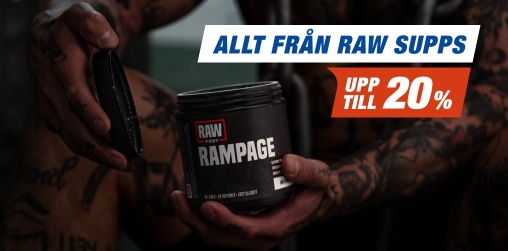 Upp till 20% p� RAW Supps