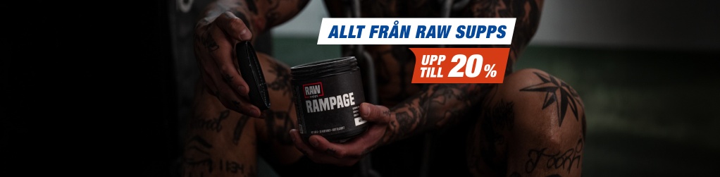 Upp till 20% p� RAW Supps