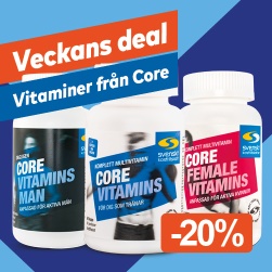 Veckans Deal! -20% på vitaminer från Core