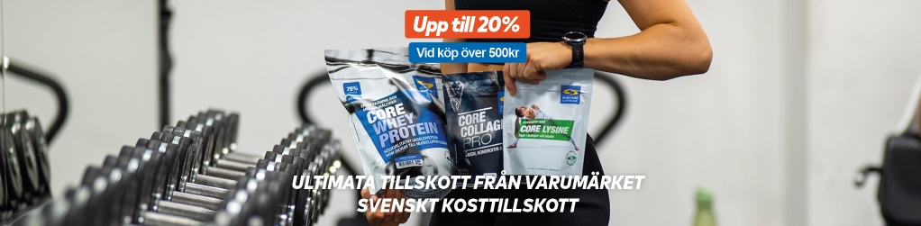 10-20% rabatt på allt från varumärket Svenskt Kosttillskott