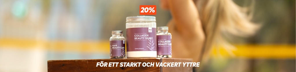 20% rabatt p hela Svenskt Kosttillskott Beauty