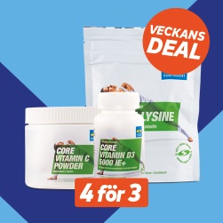 Veckans deal! 4 fr 3 p hela sortiementet frn Core Health